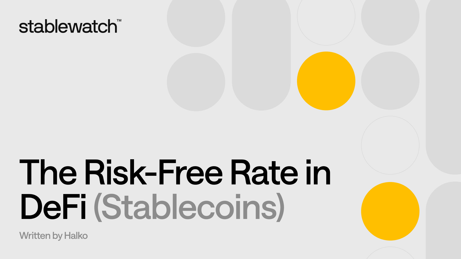 The Risk-Free Rate in DeFi (Stablecoins): A 2025 Analysis